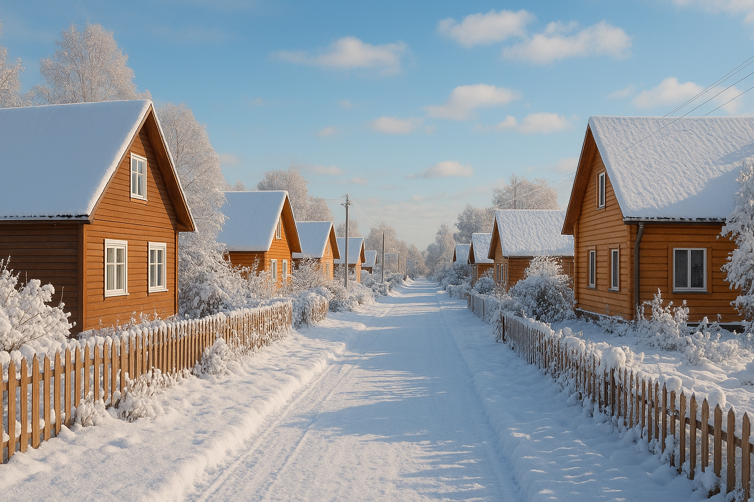 Как подготовить дачу к Новому году за 1 день: тепло без ремонта, стяжки и пыли