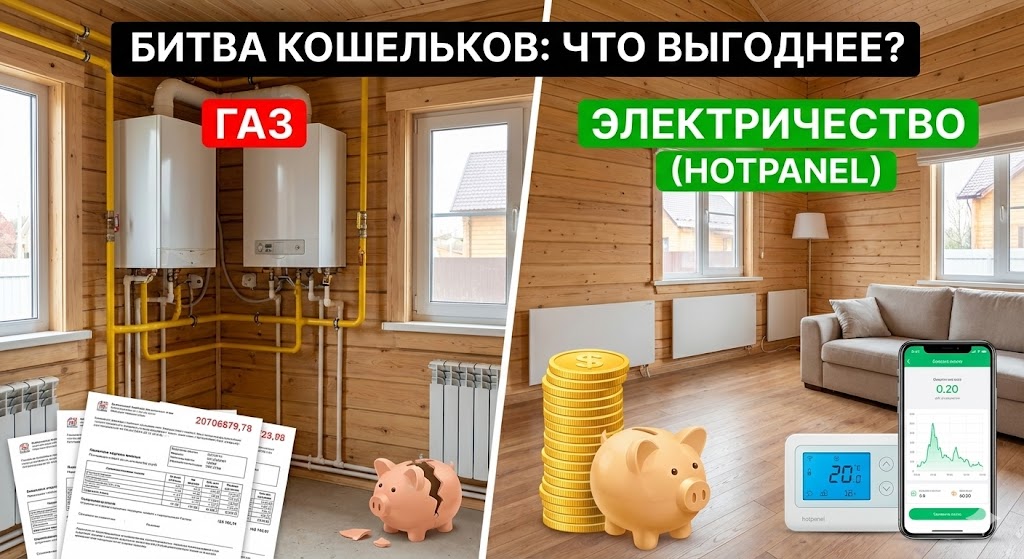 Миф о «дешевом» газе: почему электрическое отопление для дачи на самом деле выгоднее?