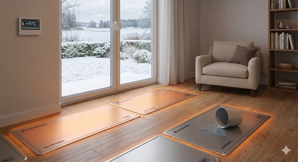 Уехать в город и спать спокойно: можно ли оставлять отопление Hotpanel без присмотра?